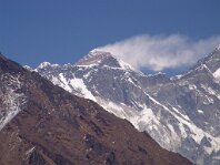 Everest from hotel above Namche